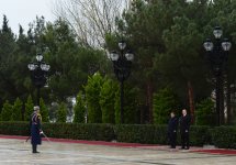 В Баку состоялась церемония официальной встречи премьера Турции (ФОТО)