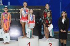 Награждены победители первого дня соревнований Объединенного первенства Азербайджана по спортивной гимнастике и акробатике (ФОТО)