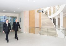 Президент Азербайджана принял участие в открытии Центра Госкомитета по вопросам имущества  (ФОТО)