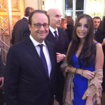 Лейла Алиева приняла участие в официальном приеме в рамках конференции по изменению климата в Париже