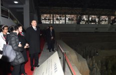 Президент Азербайджана посетил Музей терракотовой армии (ФОТО)