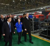 Президент Ильхам Алиев ознакомился с автозаводом Шааньси в Сиане (ФОТО)