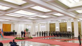 В Пекине состоялась церемония официальной встречи Президента Ильхама Алиева (ФОТО)