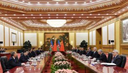 Состоялась встреча Президента Азербайджана и Председателя КНР (ФОТО)