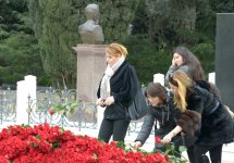 Общественность Азербайджана посещает Аллею почетного захоронения в двенадцатую годовщину кончины Общенационального лидера Гейдара Алиева (ФОТО-ВИДЕО)