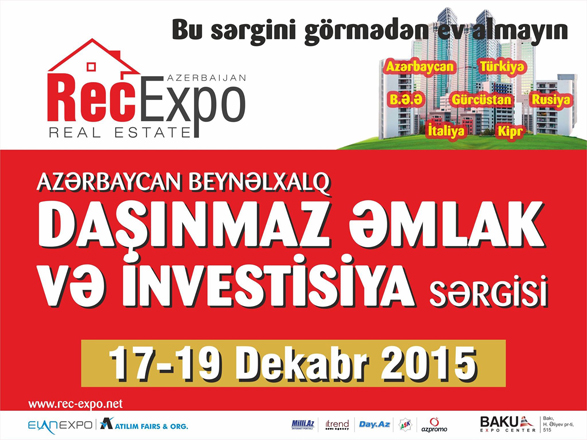 В Азербайджане пройдет ярмарка недвижимости и инвестиций RecExpo