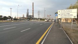 В Баку завершают ремонт крупной улицы