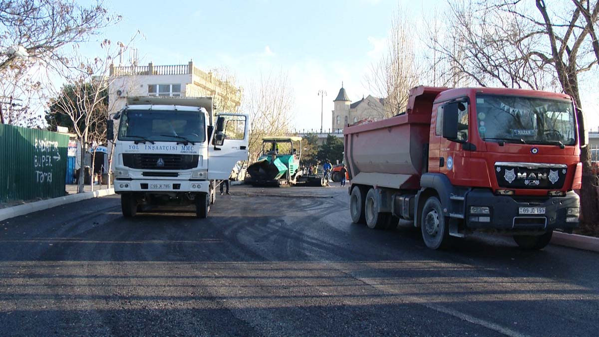 В Баку завершают ремонт крупной улицы