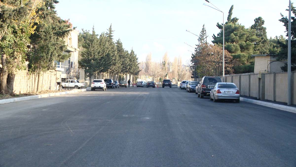В Баку завершают ремонт крупной улицы