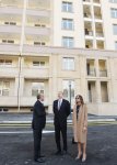 Президент Азербайджана и его супруга приняли участие в открытии жилого здания для инвалидов по зрению (ФОТО)