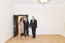 Президент Азербайджана и его супруга приняли участие в открытии жилого здания для инвалидов по зрению (ФОТО)