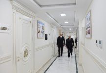 Президент Азербайджана принял участие в открытии «Ветеринарного городка» (ФОТО)