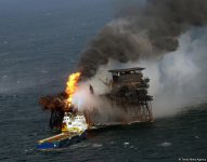 Члены семей пропавших без вести азербайджанских нефтяников приняли участие в поисковой операции (ВИДЕО)(ФОТО)