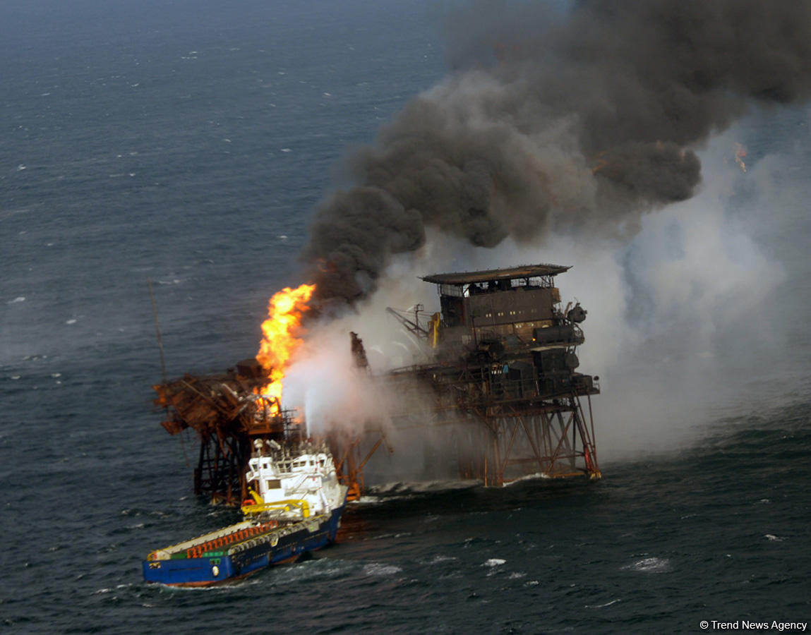 Члены семей пропавших без вести азербайджанских нефтяников приняли участие в поисковой операции (ВИДЕО)(ФОТО)