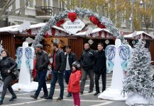 Баку в преддверии Нового Года (ФОТО)