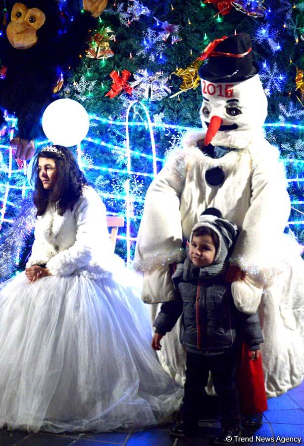 Баку в преддверии Нового Года (ФОТО)
