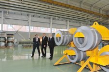 Президент Азербайджана принял участие в открытии завода крупногабаритных трансформаторов «Группы компаний ATEF» (ФОТО)