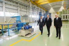 Президент Азербайджана принял участие в открытии завода крупногабаритных трансформаторов «Группы компаний ATEF» (ФОТО)