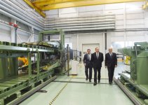 Президент Азербайджана принял участие в открытии завода крупногабаритных трансформаторов «Группы компаний ATEF» (ФОТО)