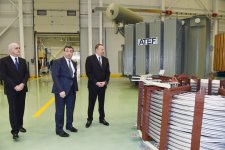 Президент Азербайджана принял участие в открытии завода крупногабаритных трансформаторов «Группы компаний ATEF» (ФОТО)