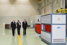 Президент Азербайджана принял участие в открытии завода крупногабаритных трансформаторов «Группы компаний ATEF» (ФОТО)