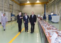 Президент Азербайджана принял участие в открытии завода крупногабаритных трансформаторов «Группы компаний ATEF» (ФОТО)
