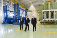 Президент Азербайджана принял участие в открытии завода крупногабаритных трансформаторов «Группы компаний ATEF» (ФОТО)