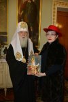 В Киеве прошла встреча Патриарха Филарета с Нуридой Курбановой (ФОТО)