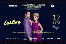 В Азербайджане впервые стартовал конкурс "Мисс и Мистер Кавказа 2016" (ФОТО)