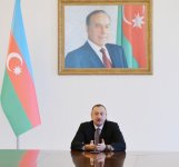 Президент Азербайджана Ильхам Алиев встретился с группой молодежи страны (ФОТО)