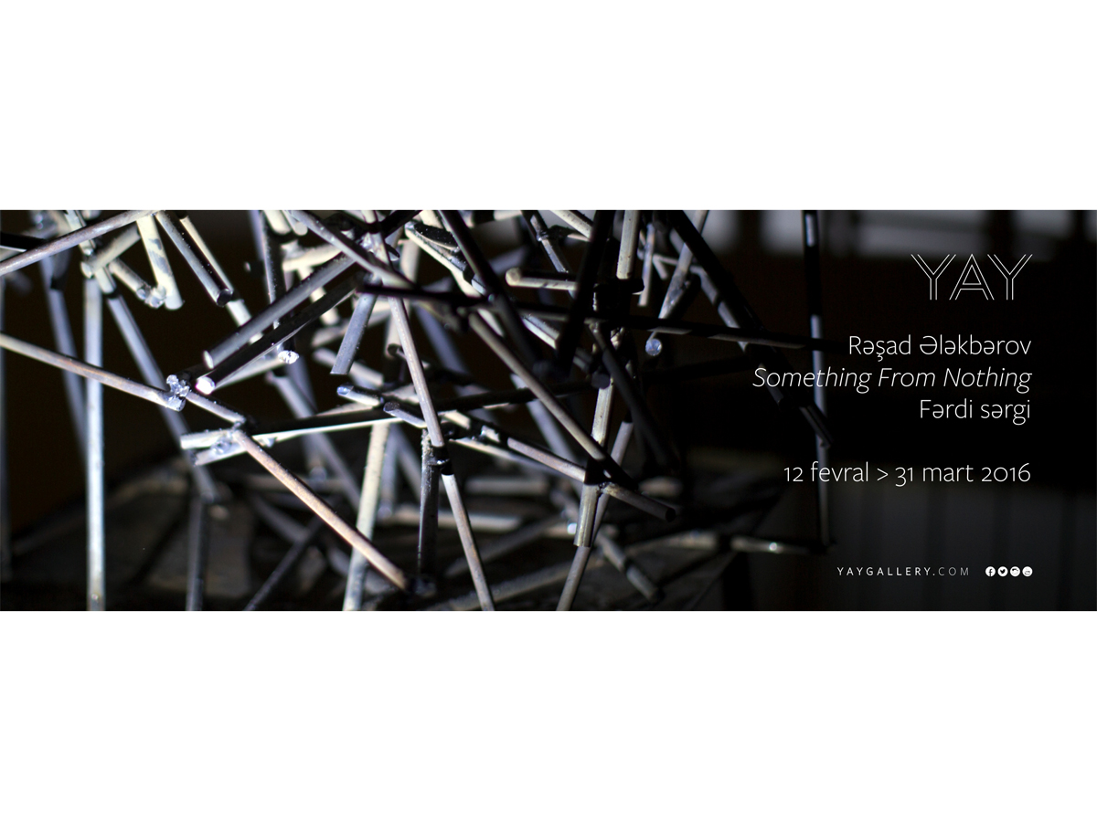 Baku to host artist Rashad Alakbarov's solo exhibition "Something From Nothing"