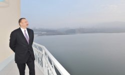 President Ilham Aliyev inaugurates Tovuzchay water reservoir