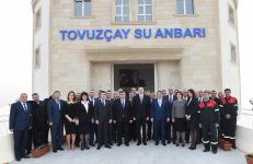 President Ilham Aliyev inaugurates Tovuzchay water reservoir
