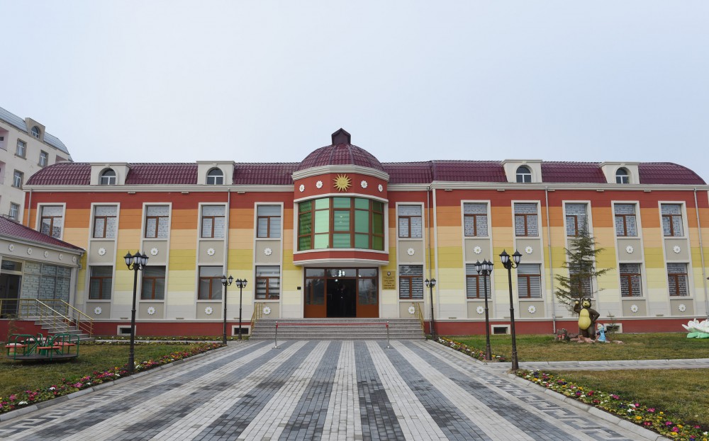 President Aliyev attends opening of Tovuz city orphanage-kindergarten