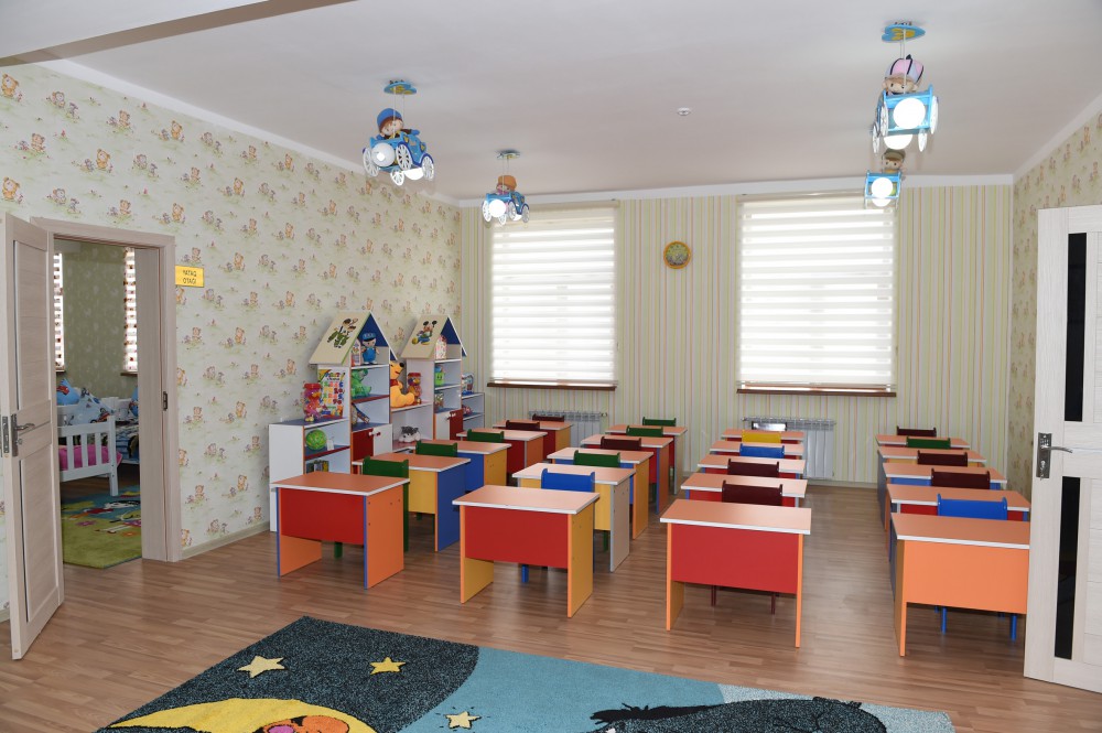 President Aliyev attends opening of Tovuz city orphanage-kindergarten