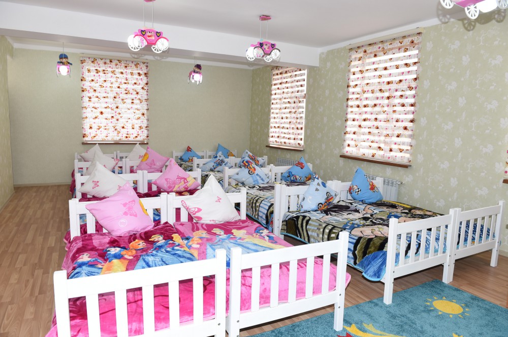 President Aliyev attends opening of Tovuz city orphanage-kindergarten