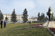 Azerbaijani president reviews European Youth Capital 2016 park in Ganja