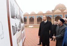 President Aliyev visits Imamzade religious complex in Ganja