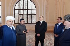 President Aliyev visits Imamzade religious complex in Ganja