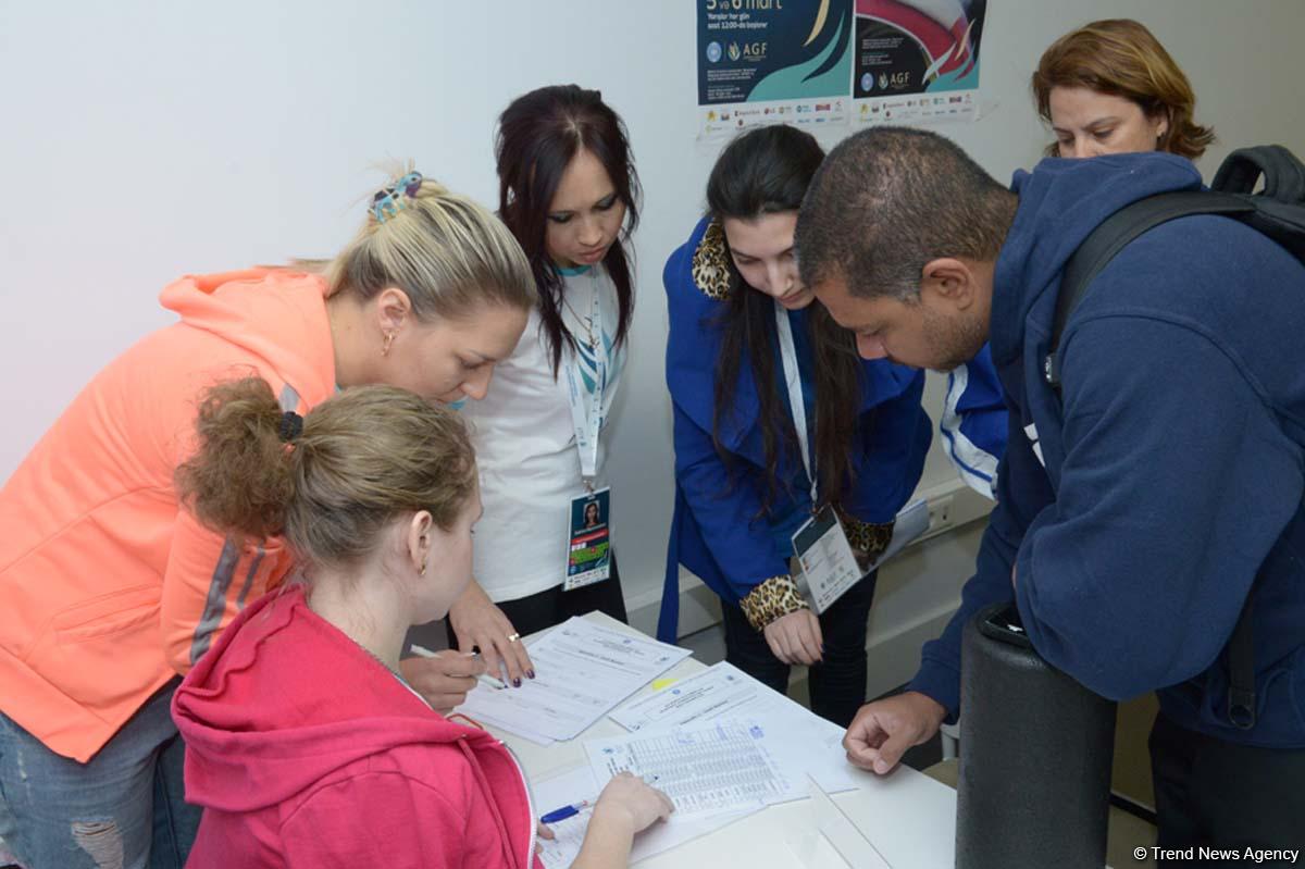 Accreditation for FIG World Challenge Cup in Artistic Gymnastics (PHOTO REPORT)