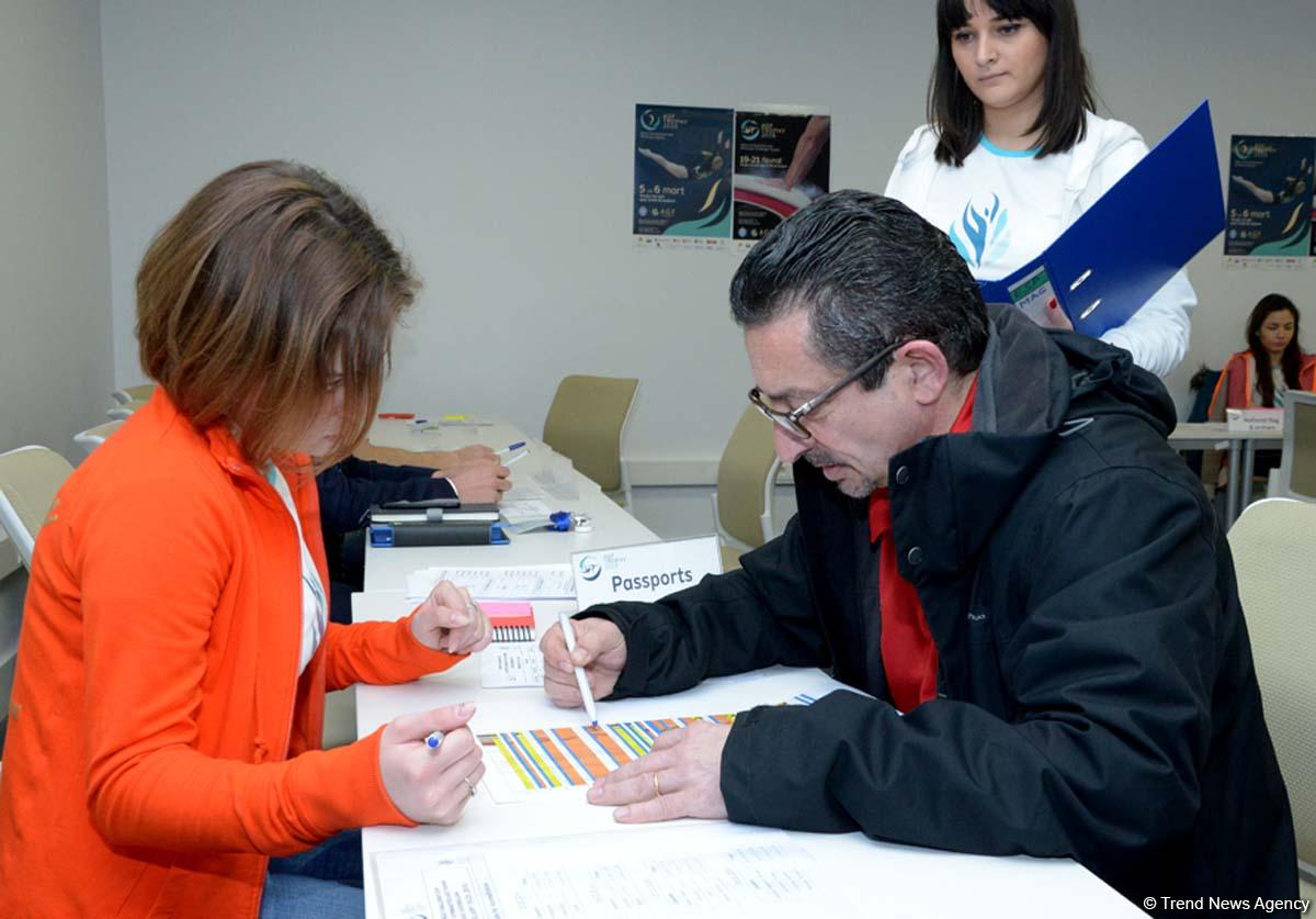 Accreditation for FIG World Challenge Cup in Artistic Gymnastics (PHOTO REPORT)