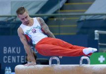 Выступления азербайджанских гимнастов в первый день Кубка мира в Баку (ФОТОРЕПОРТАЖ)