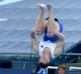 Квалификационные соревнования мужчин на Кубке мира по спортивной гимнастике в Баку (ФОТОРЕПОРТАЖ)