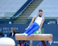 Квалификационные соревнования мужчин на Кубке мира по спортивной гимнастике в Баку (ФОТОРЕПОРТАЖ)