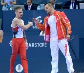 Квалификационные соревнования мужчин на Кубке мира по спортивной гимнастике в Баку (ФОТОРЕПОРТАЖ)