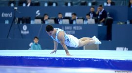 Квалификационные соревнования мужчин на Кубке мира по спортивной гимнастике в Баку (ФОТОРЕПОРТАЖ)