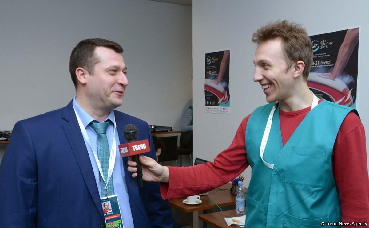 Star athletes’ coming to Baku good for artistic gymnastics development