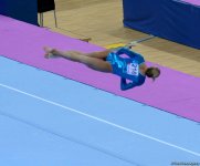 Второй день соревнований на Кубке мира по спортивной гимнастике в Баку (Фоторепортаж)