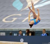 Второй день соревнований на Кубке мира по спортивной гимнастике в Баку (Фоторепортаж)