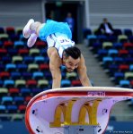Второй день соревнований на Кубке мира по спортивной гимнастике в Баку (Фоторепортаж)